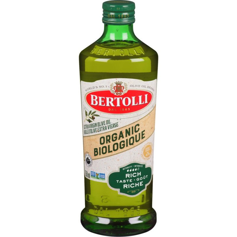 Bertolli Organic Extra Virgin Rich Tasting Olive Oil 750 Ml