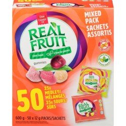 Dare Real Fruit Mixed Pack Candy 600 g 50's