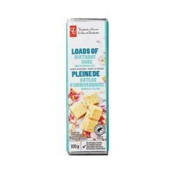 PC Loads of Birthday Cake White Chocolate Dessert Bar 100 g