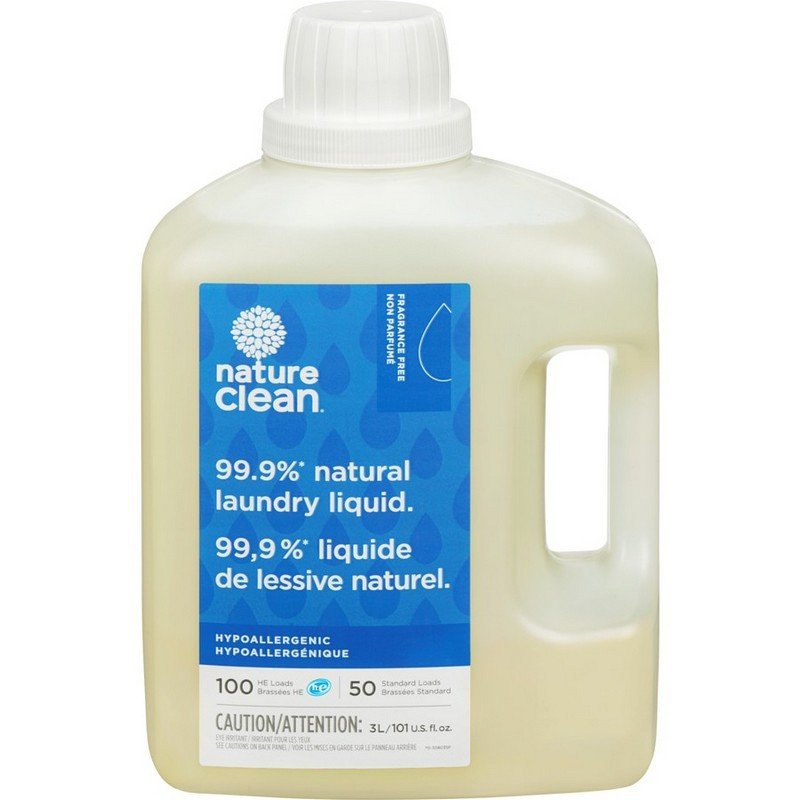Nature Clean HE Liquid Laundry Unscented 50 Loads