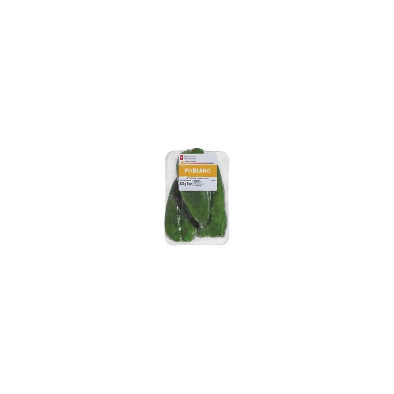 PC Poblano Hot Peppers per lb (Medium) 226 g