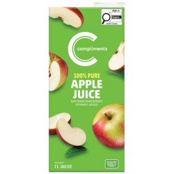 Compliments 100% Pure Apple...