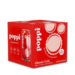 Poppi Classic Cola Soda 4 x...