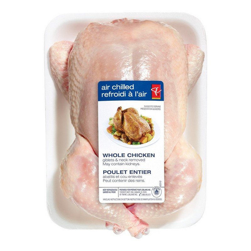 PC Whole Chicken (up to 1700 g each)