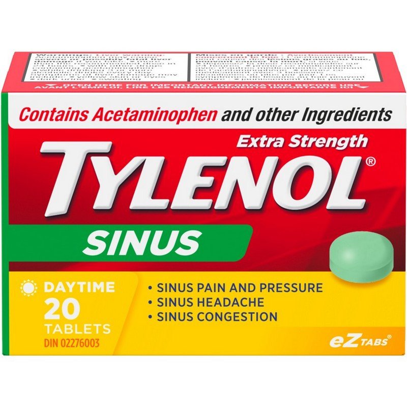 Tylenol Extra Strength Sinus Daytime eZtabs 20's