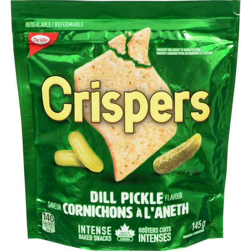 Christie Crispers Dill Pickle 145 g