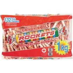 Regal Rockets Candy Rolls 1 kg 132’s