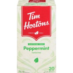 Tim Hortons Peppermint Tea...