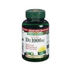 Nature's Bounty Vitamin D3 1000 IU 250's