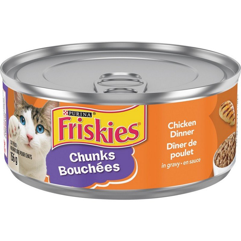 Friskies Cat Food Chunks Chicken Dinner in Gravy 156 g