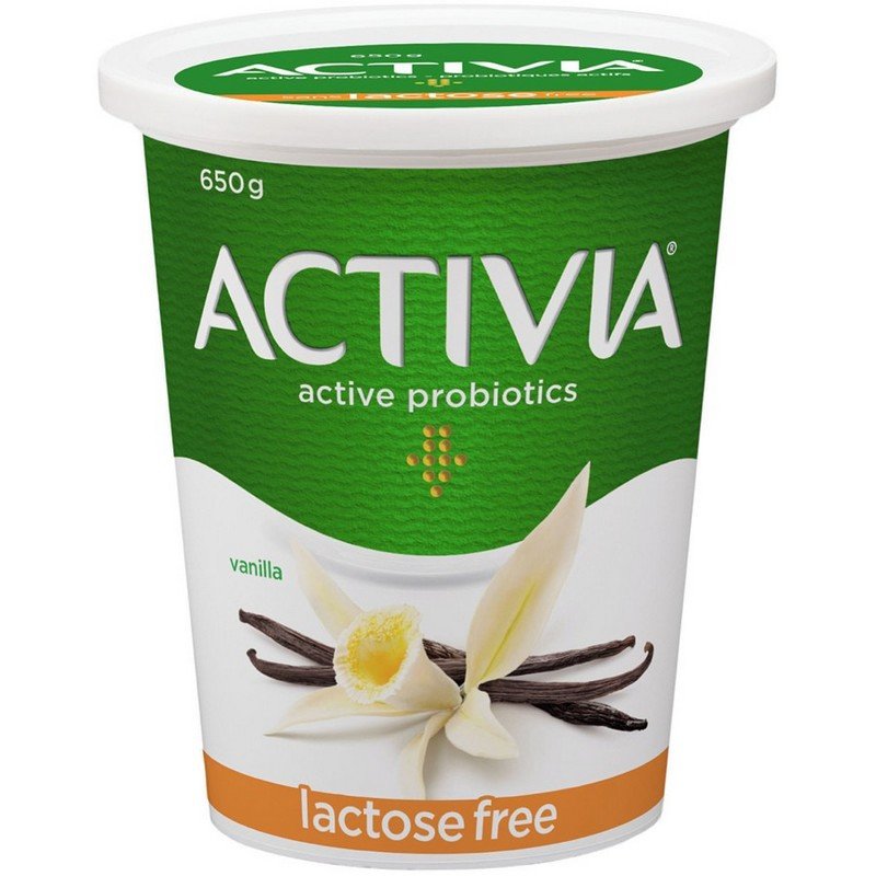 Danone Activia Lactose Free Vanilla 650 g