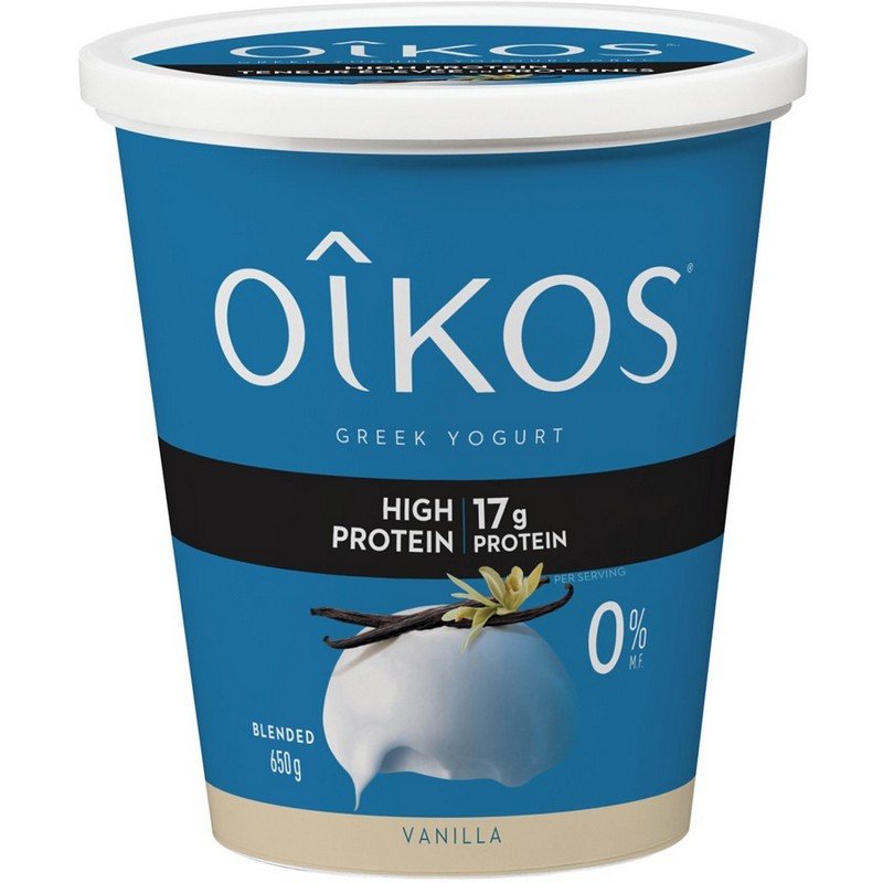 Oikos High Protein Yogurt Vanilla 0% 650 g