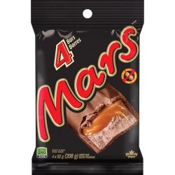 Mars Chocolate Bars 208 g 4's