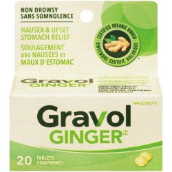 Gravol Ginger Upset Stomach...