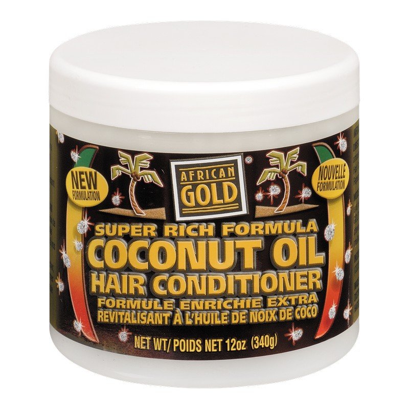 African Gold Super Rich Formula Coconut Oil hair Conditioner 340 g