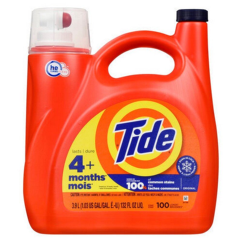 Tide HE Liquid Laundry Detergent Original 3.9 L