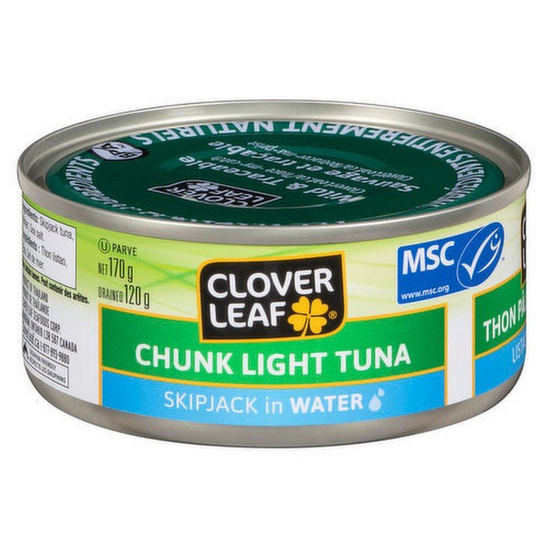 Clover Leaf Chunk Light Tuna Skipjack in Water 170 g