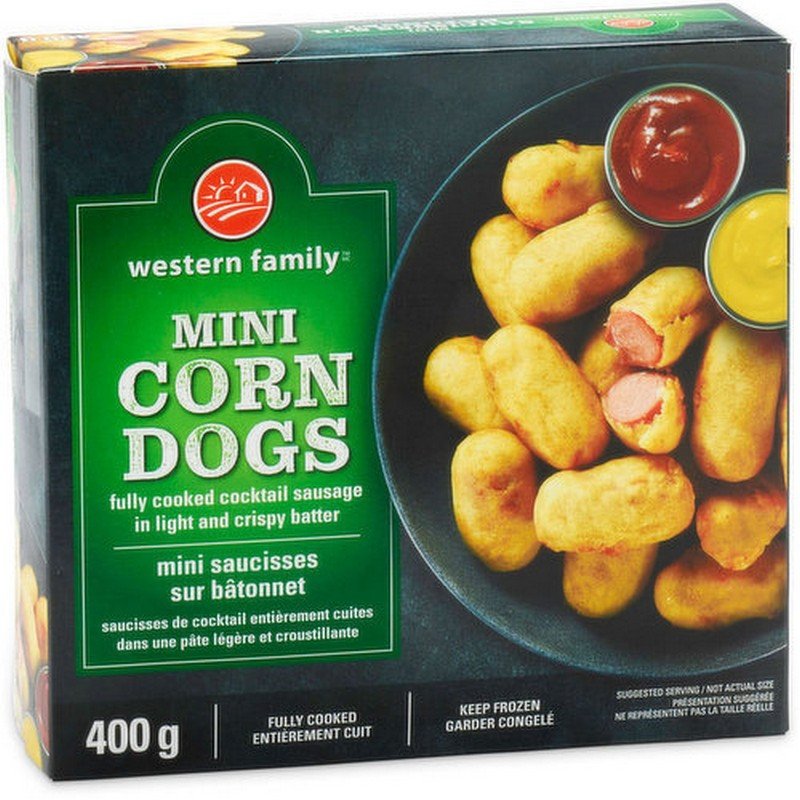 Western Family Mini Corn Dogs 400 g