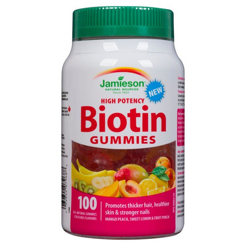 Jamieson High Potency Biotin Gummies 100's