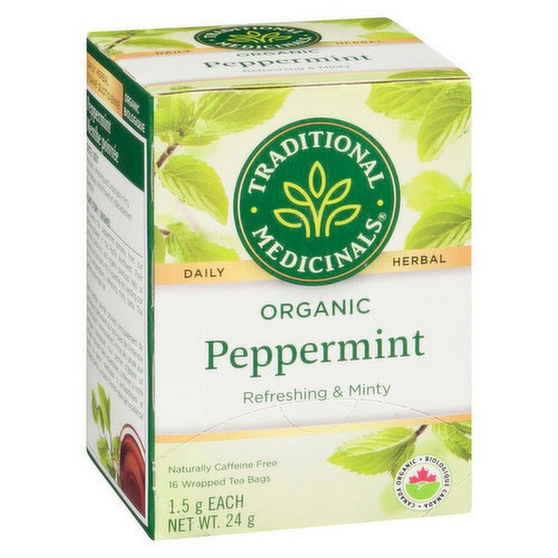 Traditional Medicinals Organic Peppermint Herbal Tea 16's