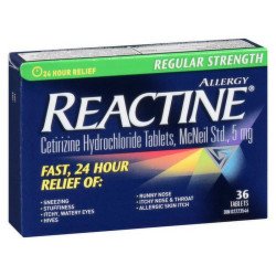 Reactine Antihistamine...