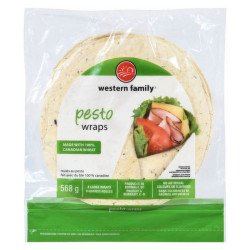 Western Family Pesto Wraps...