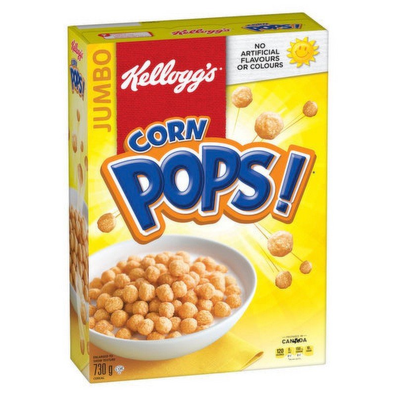 Kellogg's Corn Pops Jumbo Cereal 730 g