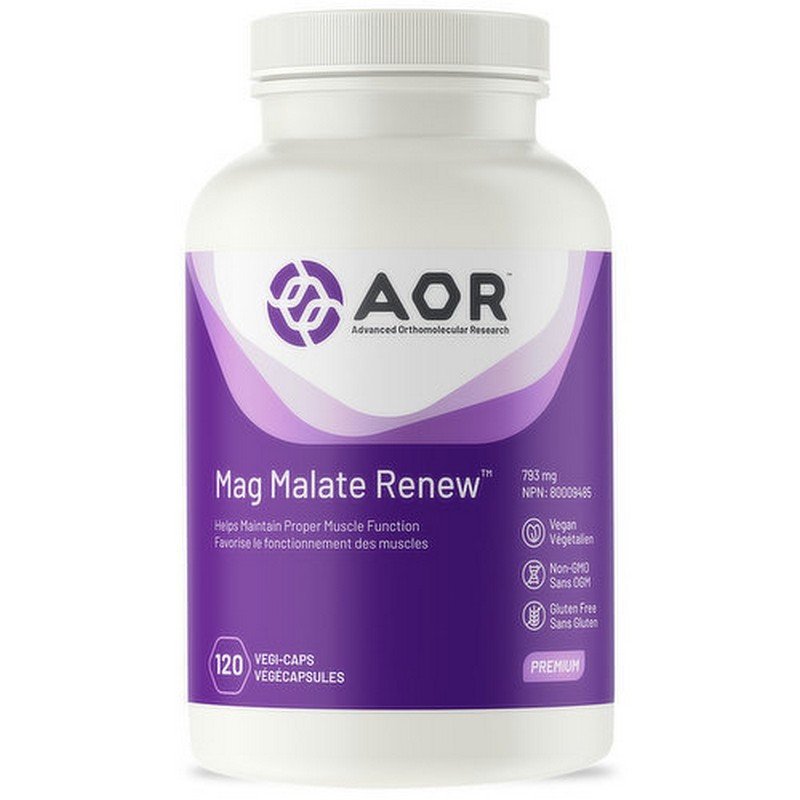 AOR Mag Malate Renew 120's