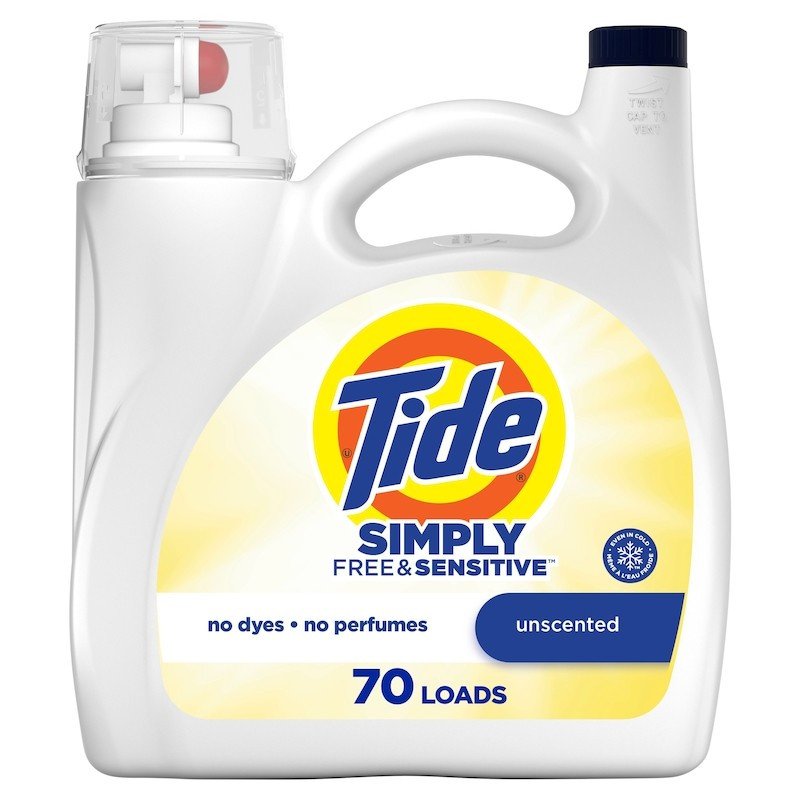 Tide Liquid Laundry Simply Free & Sensitive 70 Loads 2.72 L