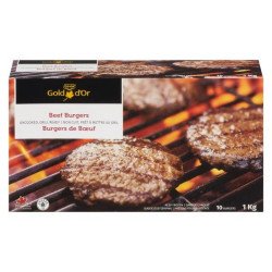 Co-op Gold Beef Burgers...