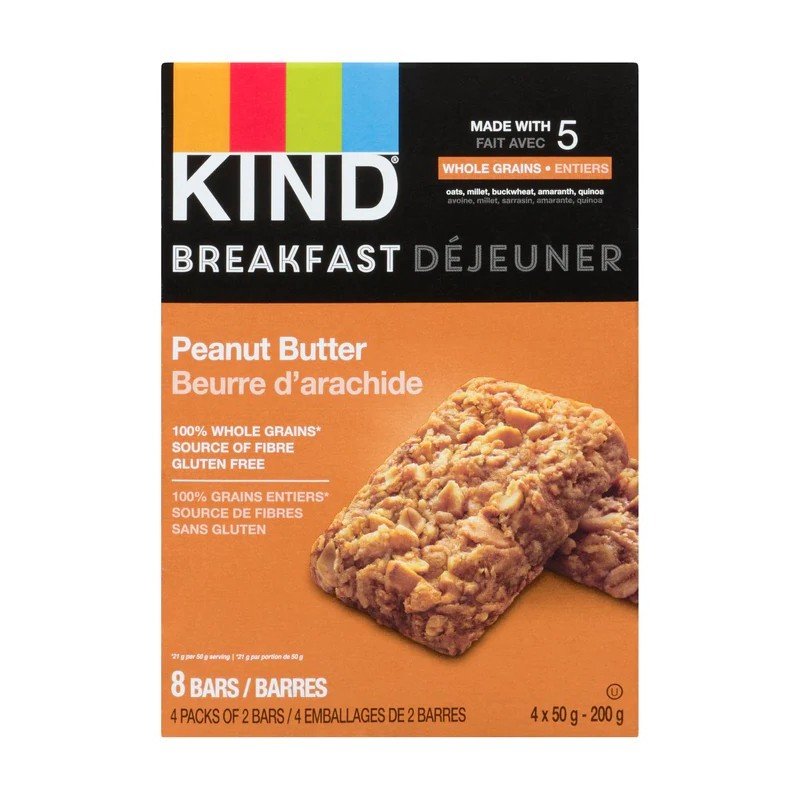 Kind Breakfast Bars Peanut Butter 4 x 50 g