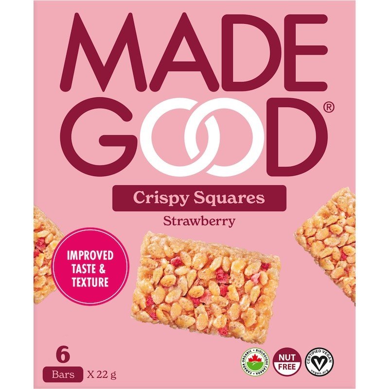 Made Good Organic Crispy Squares Strawberry 132 g