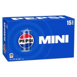 Pepsi Mini Cans 15 x 222 ml