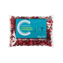 Compliments Cranberries 340 g