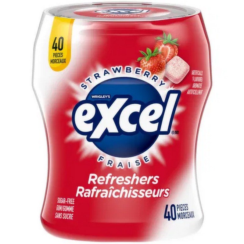 Wrigley's Excel Refreshers Strawberry 40's