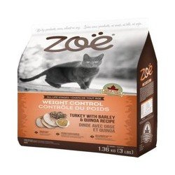 Zoe Weight Control Turkey with Barley & Quinoa Recipe Cat Food 1.36 kg