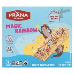 Prana Organic Chewy Granola Bars Magic Rainbow 120 g 5’s