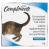 Compliments Unscented Scoopable Cat Litter 15 kg