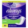 Always Anti-Bunch Xtra Protection Panty Liners Long 80's