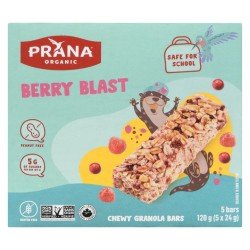 Prana Organic Chewy Granola Bars Berry Blast 120 g 5’s