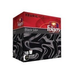 Folgers Gourmet Coffee Black Silk K-Cups 18's