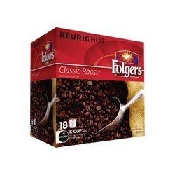 Folgers Gourmet Coffee Classic Roast K-Cups 18's