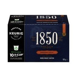 1850 Midnight Gold Dark Roast Coffee Pods 10’s