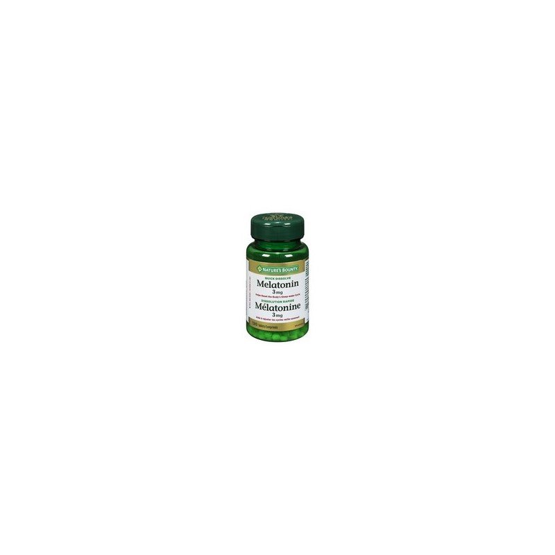 Nature's Bounty Quick Dissolve Melatonin 3 mg Tablets 120's