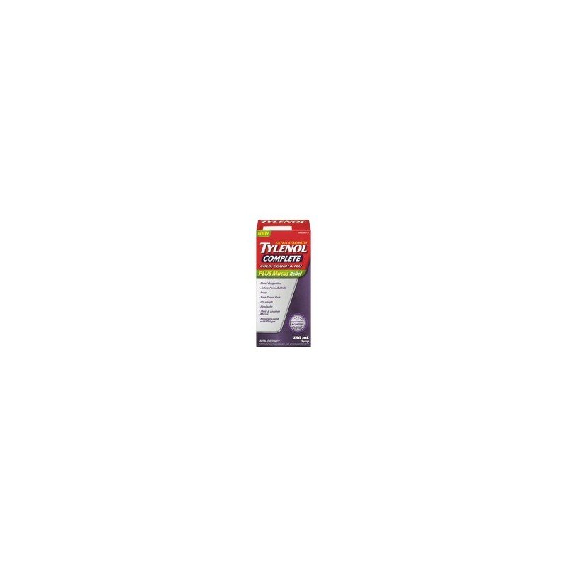 Tylenol Extra Strength Complete Cold Cough plus Mucus Relief 180 ml