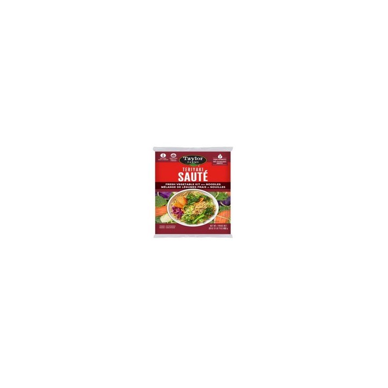 Taylor Farms Teriyaki Saute Fresh Vegetable Kit with Noodle 652 g