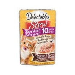 Hartz Delectables Stew Lickable Treat for Cats Senior Chicken & Tuna 40 g