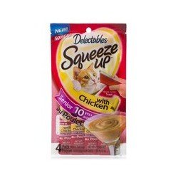 Hartz Delectables Squeeze Up with Chicken for Senior Cats 4’s