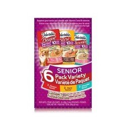 Hartz Delectables Bisque Lickable Treat for Cats Senior Variety Pack 6 x 40 g