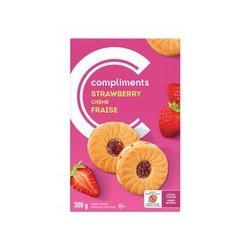 Compliments Strawberry Creme Cookies 300 g